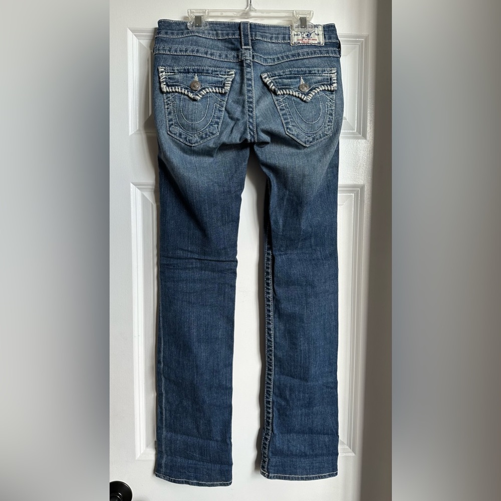 True Religion Mid Rise Jeans, Straight leg, Women’s size 26